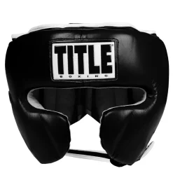 TITLE Boxing Leather Sparring Headgear