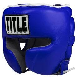 TITLE Boxing Leather Sparring Headgear