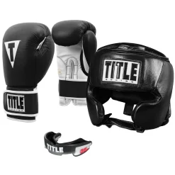 TITLE Boxing Leather Sparring Bundle