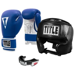 TITLE Boxing Leather Sparring Bundle