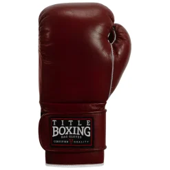 TITLE Boxing Old School Leather Bag Boxing Gloves 2.0