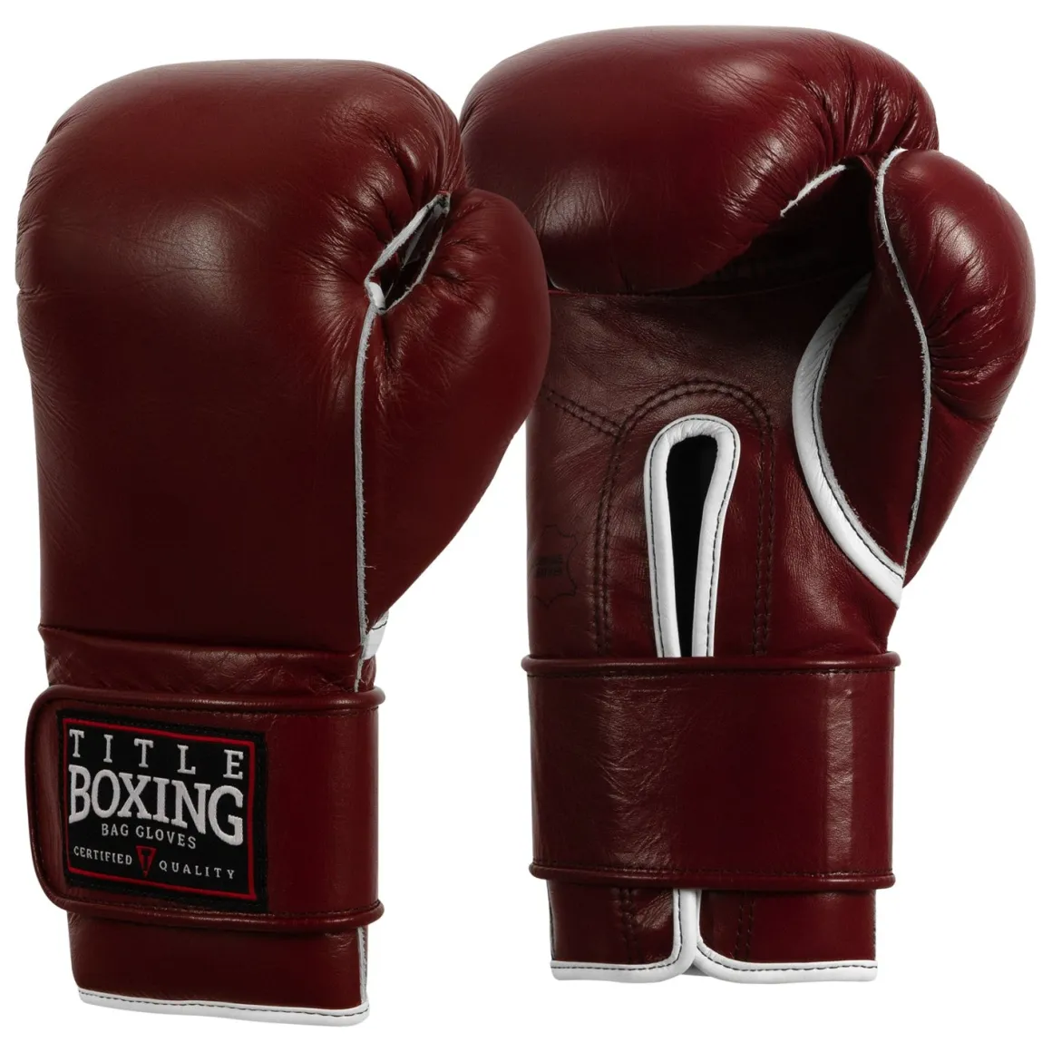 TITLE Boxing Old School Leather Bag Boxing Gloves 2.0