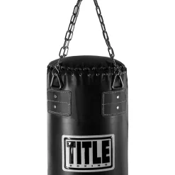 TITLE Boxing Professional Choice 125lb Synthetic Leather Heavy Bag