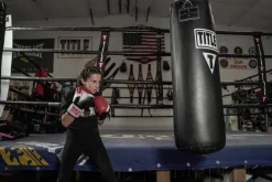 TITLE Boxing Professional Choice 125lb Synthetic Leather Heavy Bag