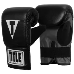 TITLE Boxing Pro Leather Bag Mitts 3.0