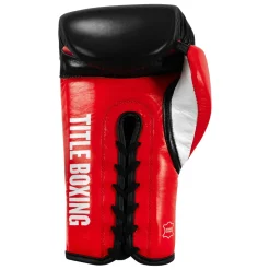 TITLE Boxing Pro Style Youth Lace Training Boxing Gloves