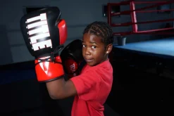 TITLE Boxing Pro Style Youth Lace Training Boxing Gloves