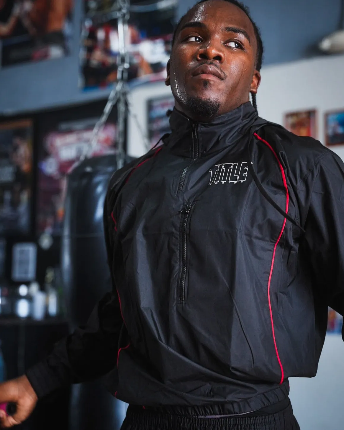 TITLE Boxing Reign Rubberized Sauna Suit