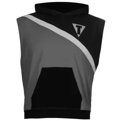TITLE Boxing Split Combat Sleeveless Hoodie