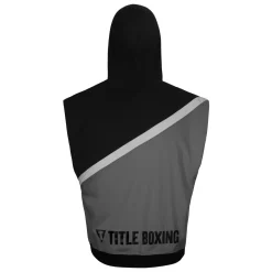 TITLE Boxing Split Combat Sleeveless Hoodie