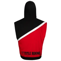TITLE Boxing Split Combat Sleeveless Hoodie
