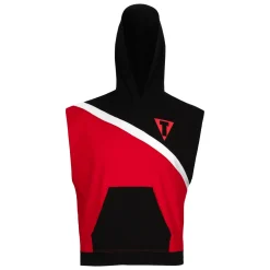 TITLE Boxing Split Combat Sleeveless Hoodie