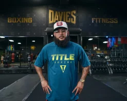 TITLE Boxing Streaked Print Tee