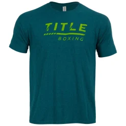 TITLE Boxing Striped Wordmark Tee