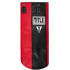 TITLE Boxing Synthetic Leather Heavy Bag - Unfilled