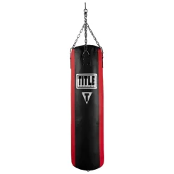 TITLE Boxing Synthetic Leather Heavy Bag - Unfilled