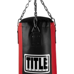 TITLE Boxing Synthetic Leather Heavy Bag - Unfilled