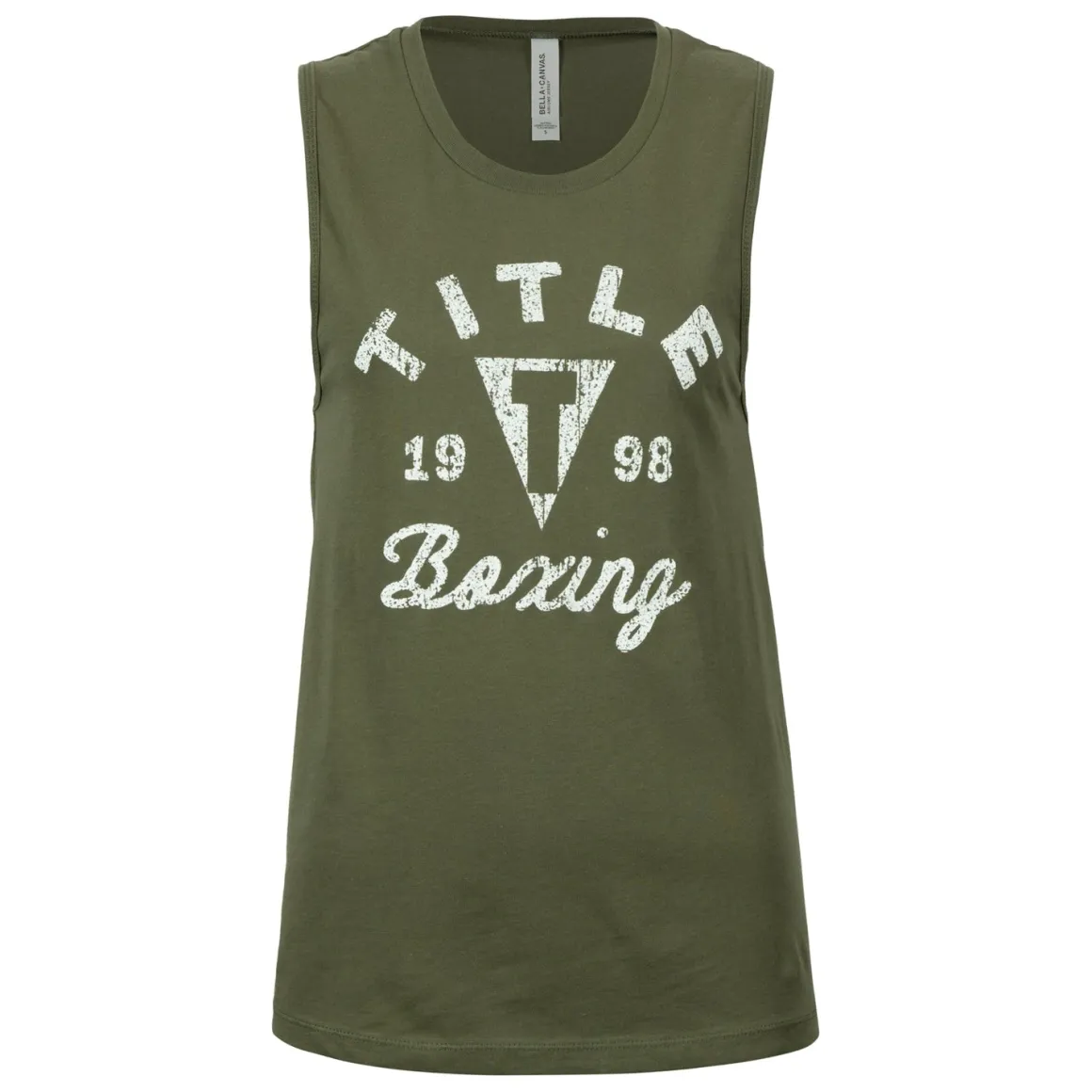 TITLE Boxing Women's Distressed Label Muscle Tank