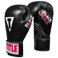 TITLE Classic Black Max Boxing Gloves