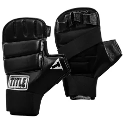 TITLE Classic Boxing Speed Bag Platform & Gloves Bundle