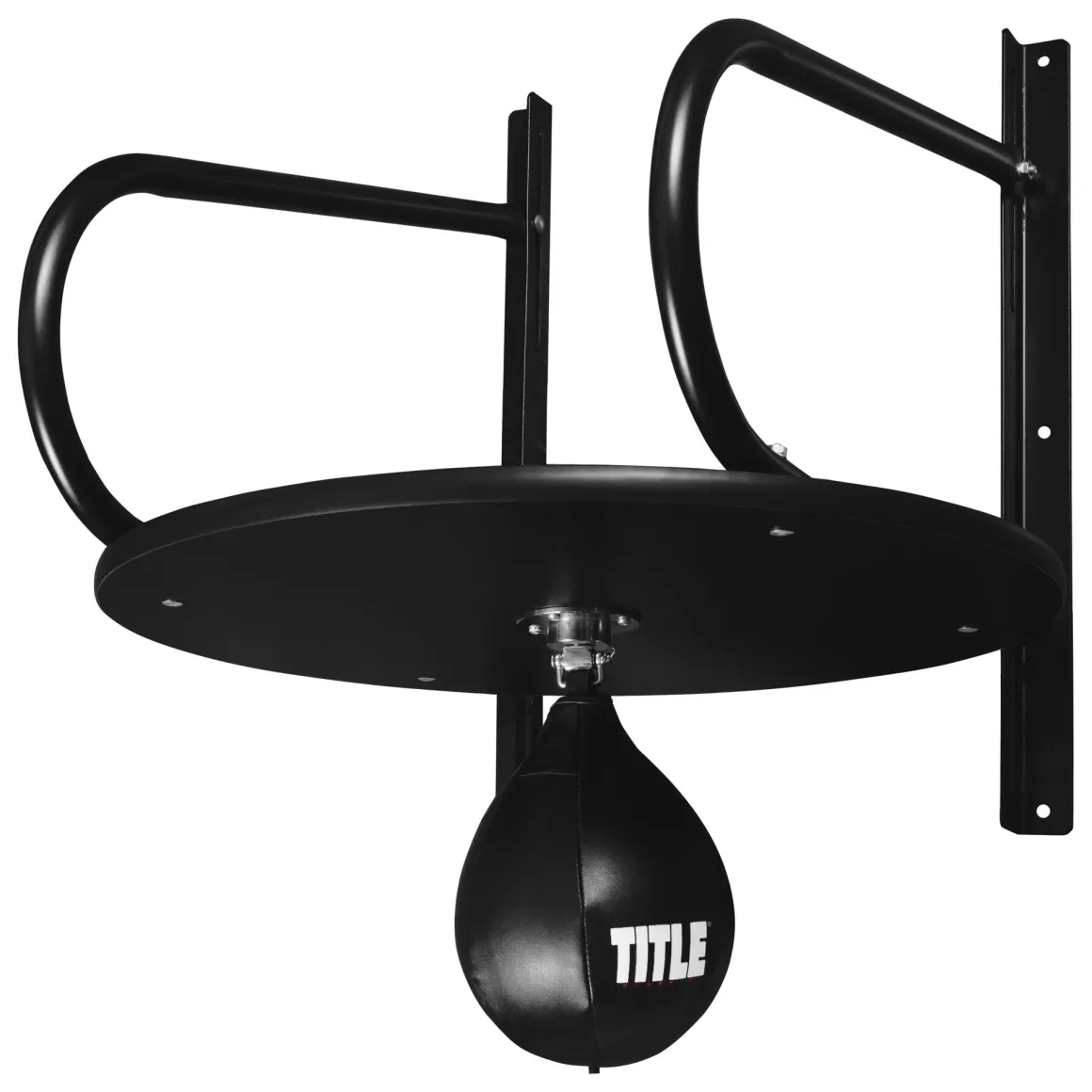 TITLE Classic Boxing Speed Bag Platform & Gloves Bundle