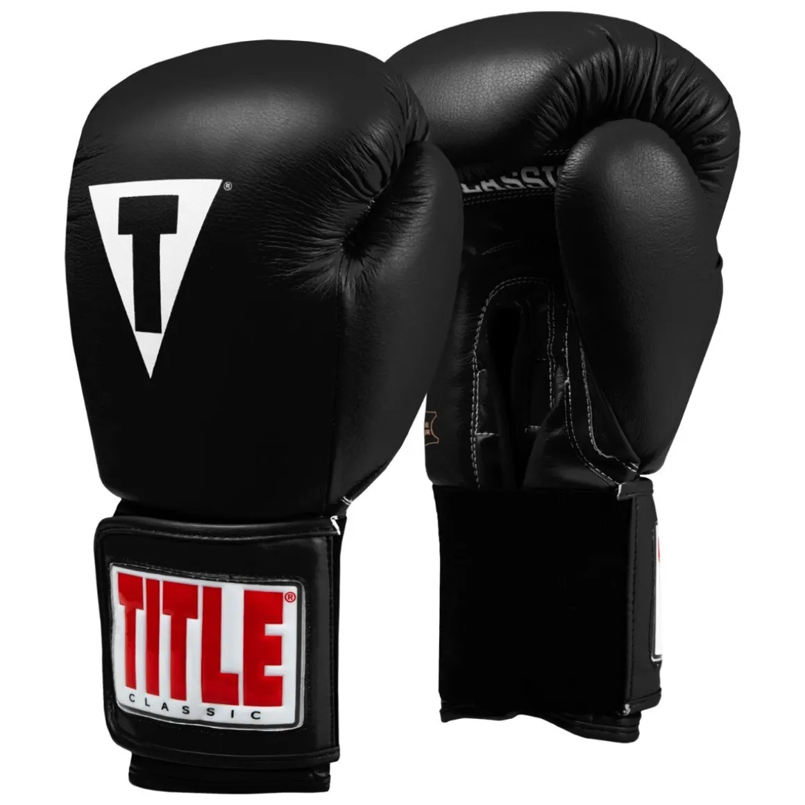 TITLE Classic Leather Elastic Training Boxing Gloves 2.0