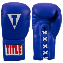TITLE Classic Leather Lace Training Boxing Gloves 2.0