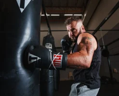 TITLE Classic Leather Lace Training Boxing Gloves 2.0