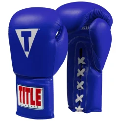 TITLE Classic Leather Lace Training Boxing Gloves 2.0
