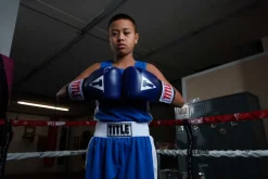 TITLE Classic USA Boxing Competition Boxing Gloves - Elastic