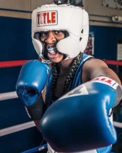 TITLE Classic USA Boxing Competition Headgear – With Cheeks