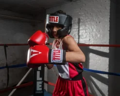 TITLE Classic USA Boxing Competition Headgear – With Cheeks