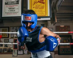TITLE Classic USA Boxing Competition Headgear – With Cheeks
