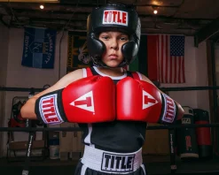 TITLE Classic USA Boxing Competition Headgear – With Cheeks