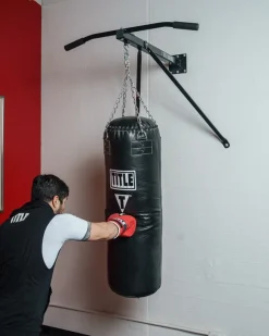 TITLE Deluxe Wallmount Pull-Up Bar & Bag Hanger