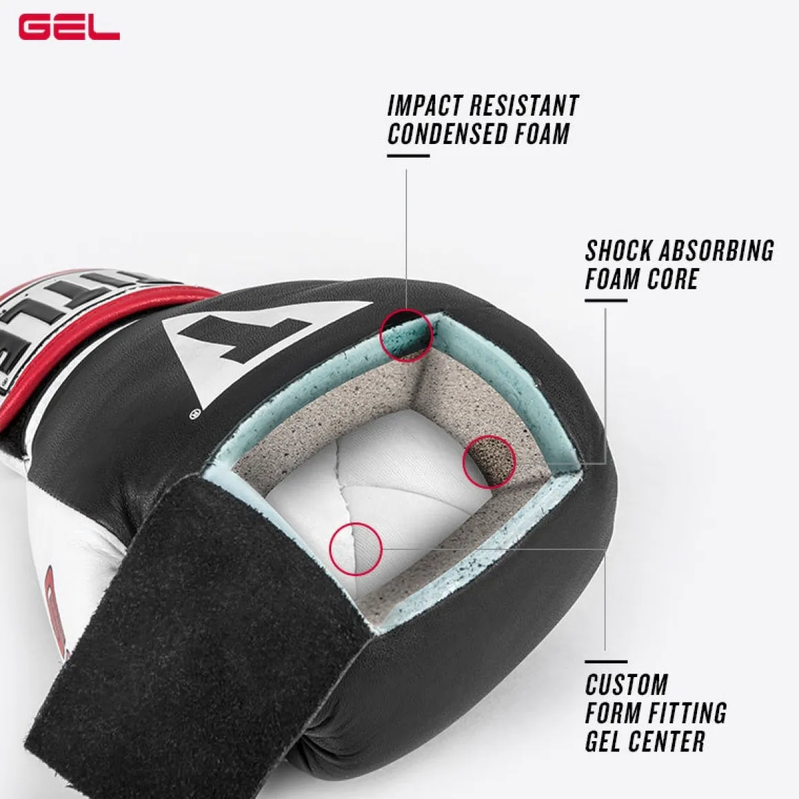 TITLE GEL World Elastic Training Gloves