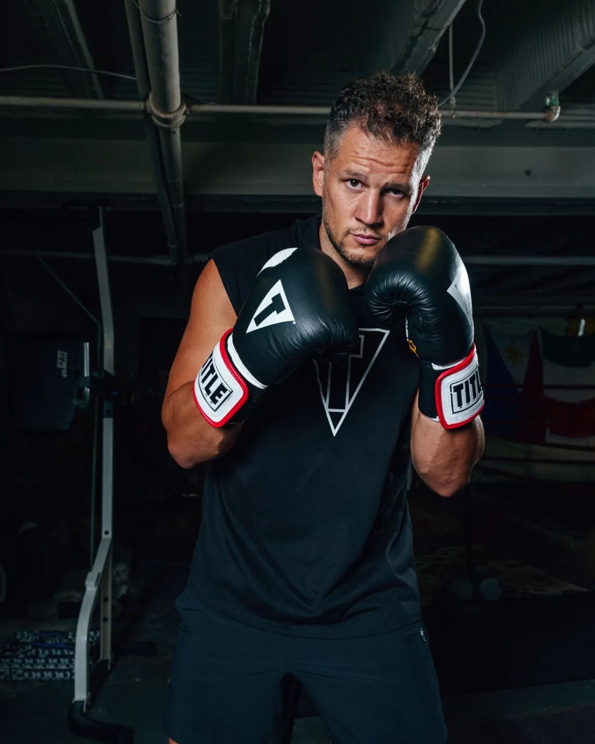 TITLE GEL World Elastic Training Gloves
