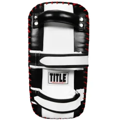 TITLE Muay Thai Leather Contoured Thai Pads