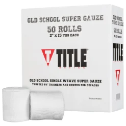TITLE Old School Super Gauze Box of 50 rolls