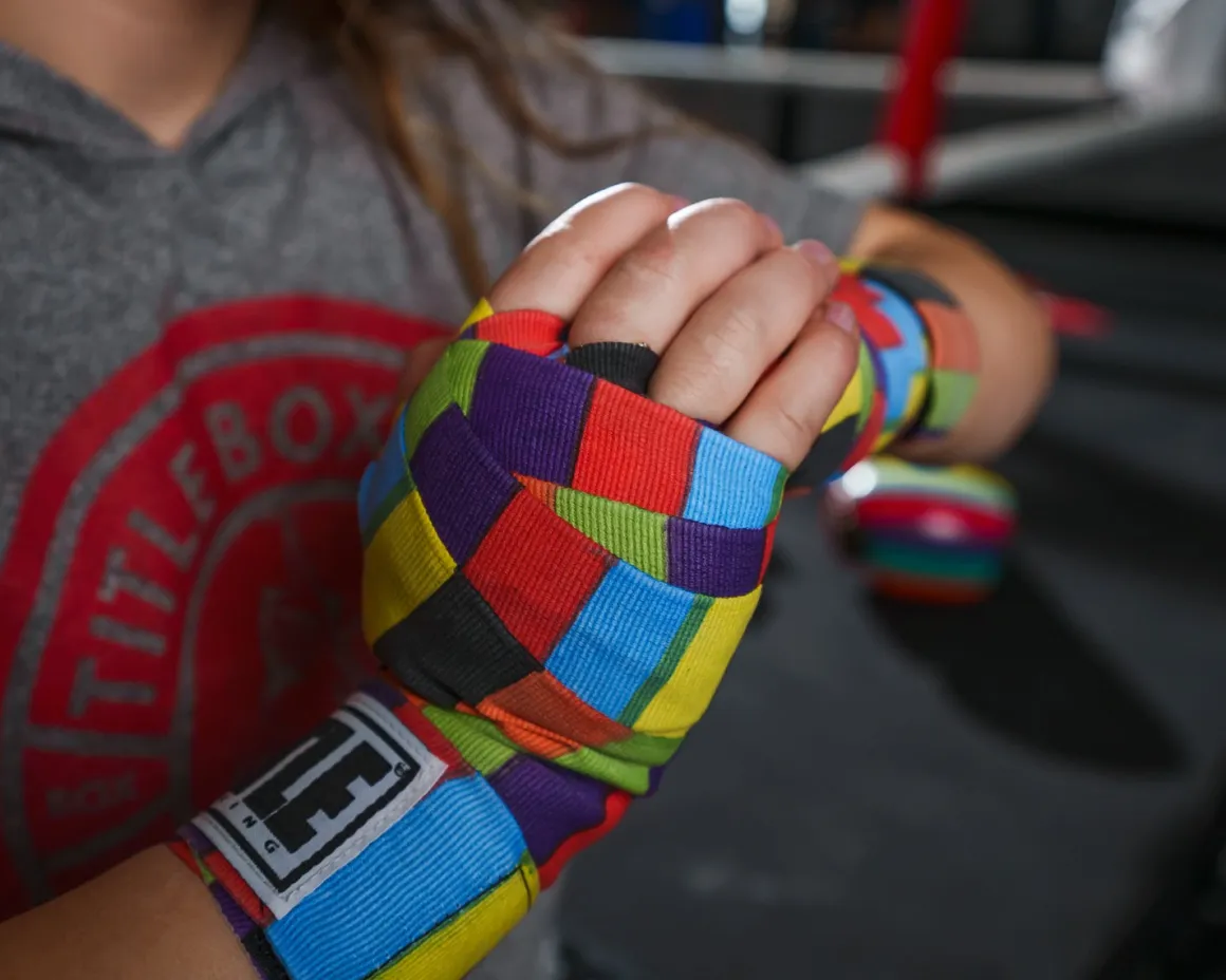 TITLE Print Mexican Style 180" Hand Wraps