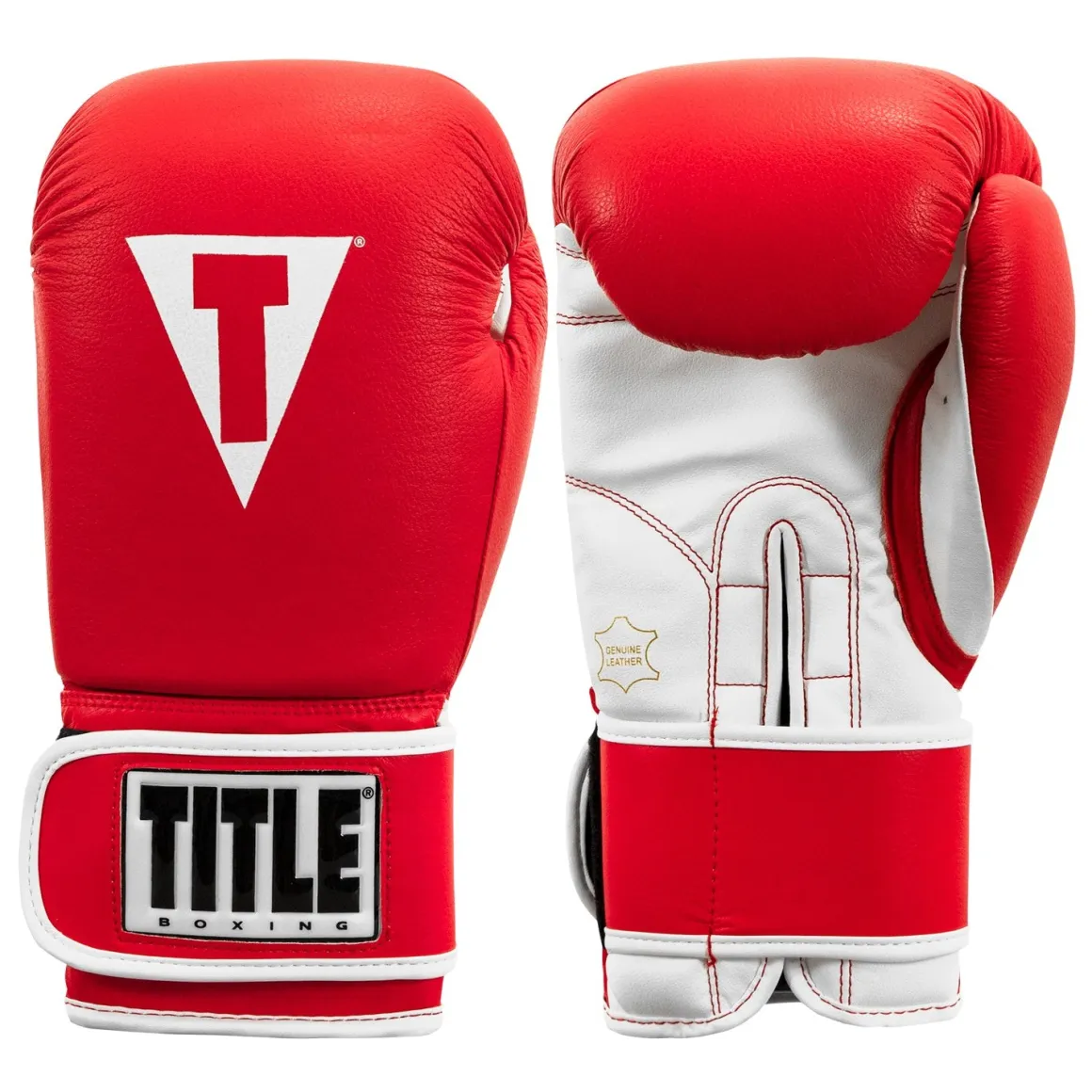 TITLE Pro Style Leather Training Gloves 3.0