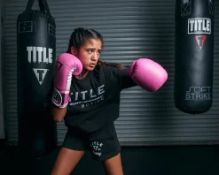 TITLE Pro Style Leather Training Gloves 3.0