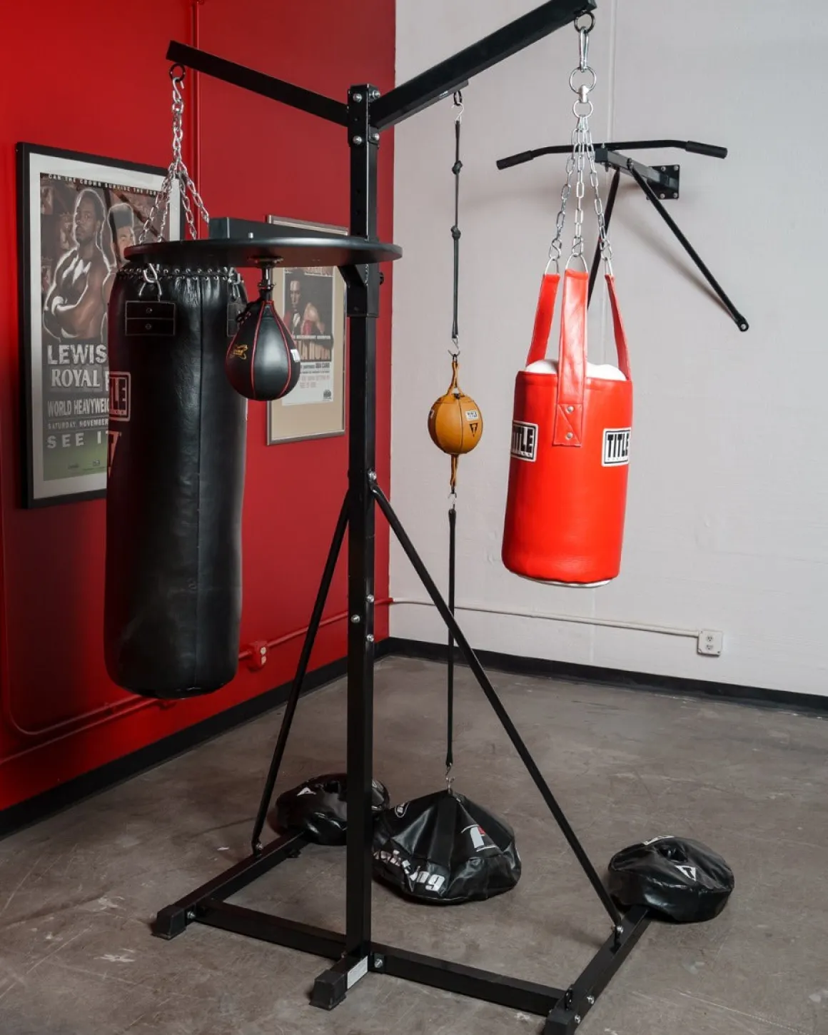 TITLE 4-Score Punching Bag Stand