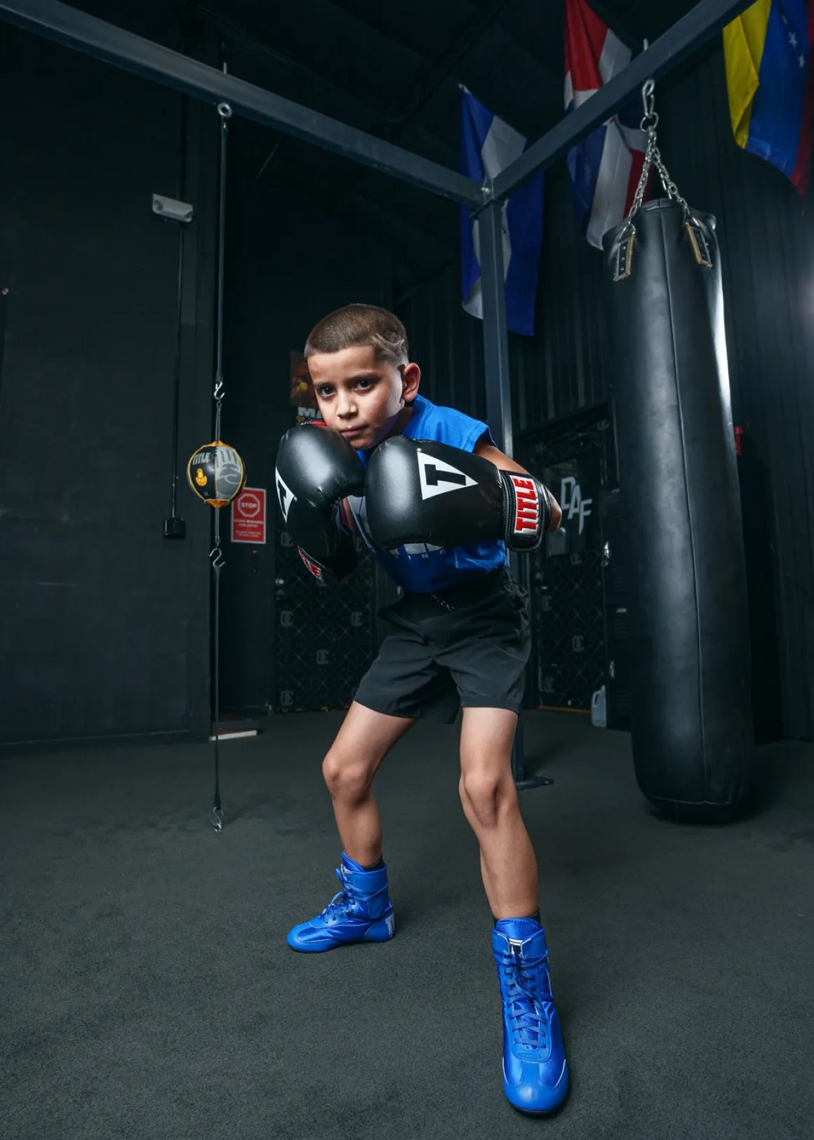 TITLE Speed-Flex Encore Mid Boxing Shoes