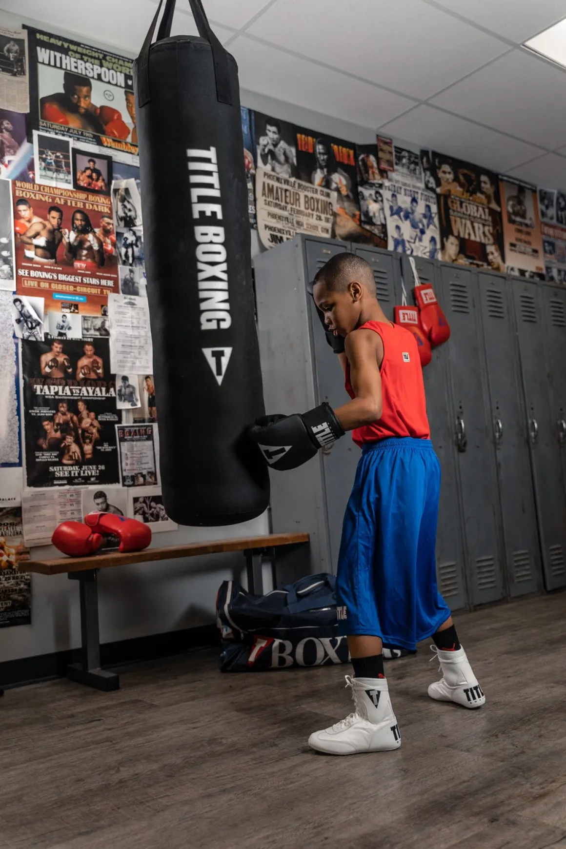 TITLE Speed-Flex Encore Mid Boxing Shoes