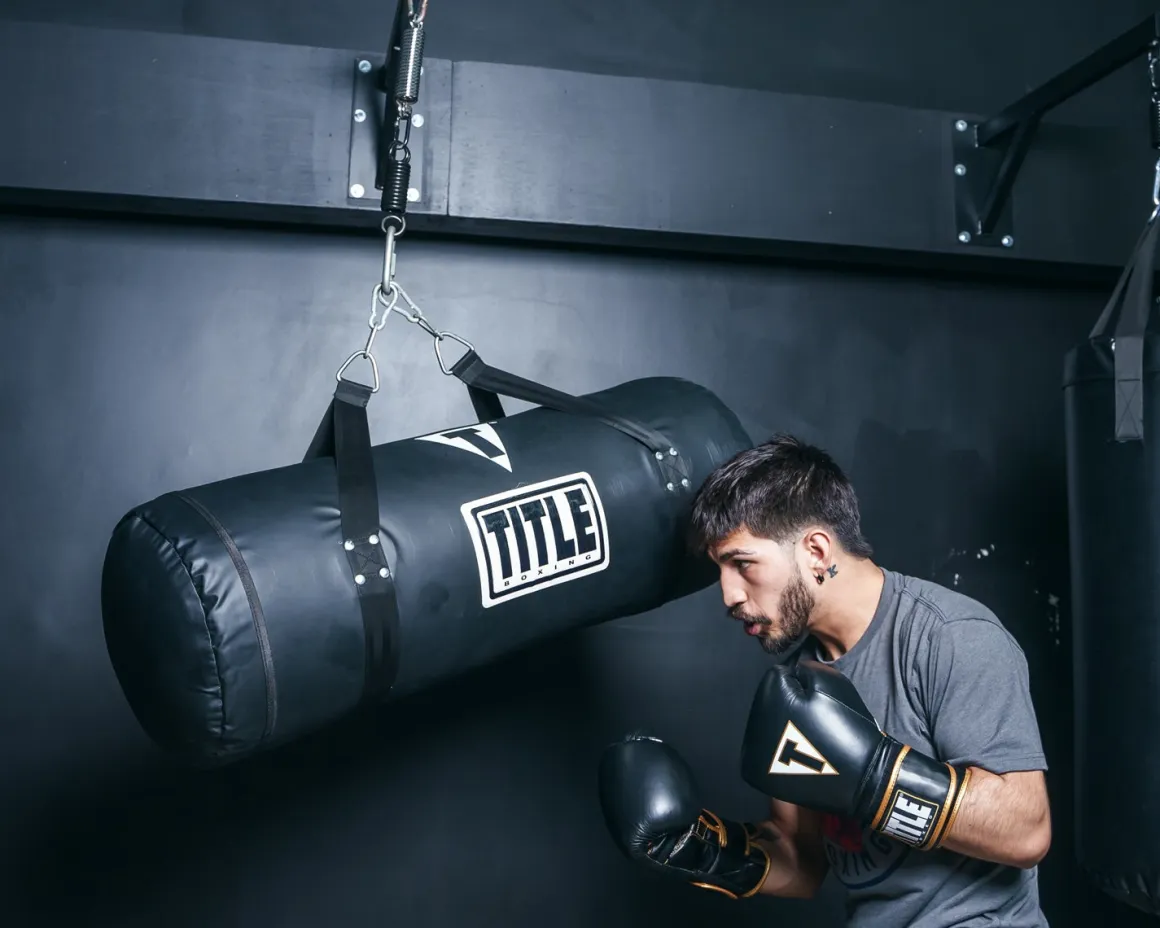 TITLE Synthetic Leather Uppercut Heavy Bag