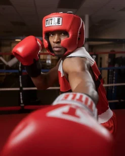 TITLE USA Boxing Competition Headgear - With Cheeks