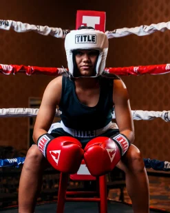 TITLE USA Boxing Competition Headgear - Open Face