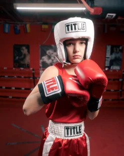 TITLE USA Boxing Competition Headgear - Open Face