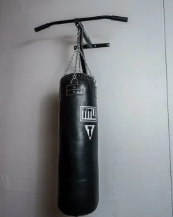 TITLE Wallmount Pull-Up Bar & Bag Hanger